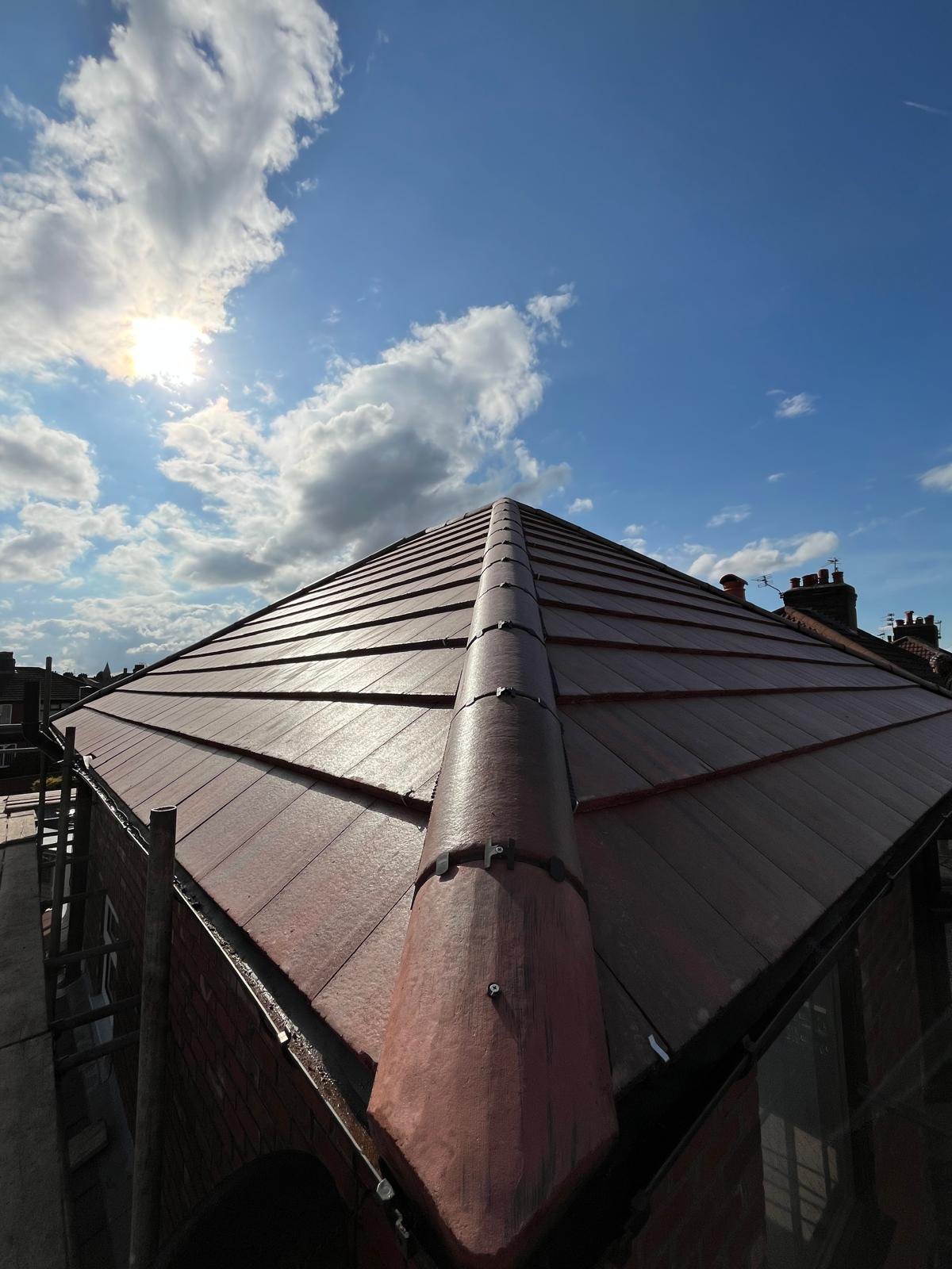 Recent pitched roof repair project