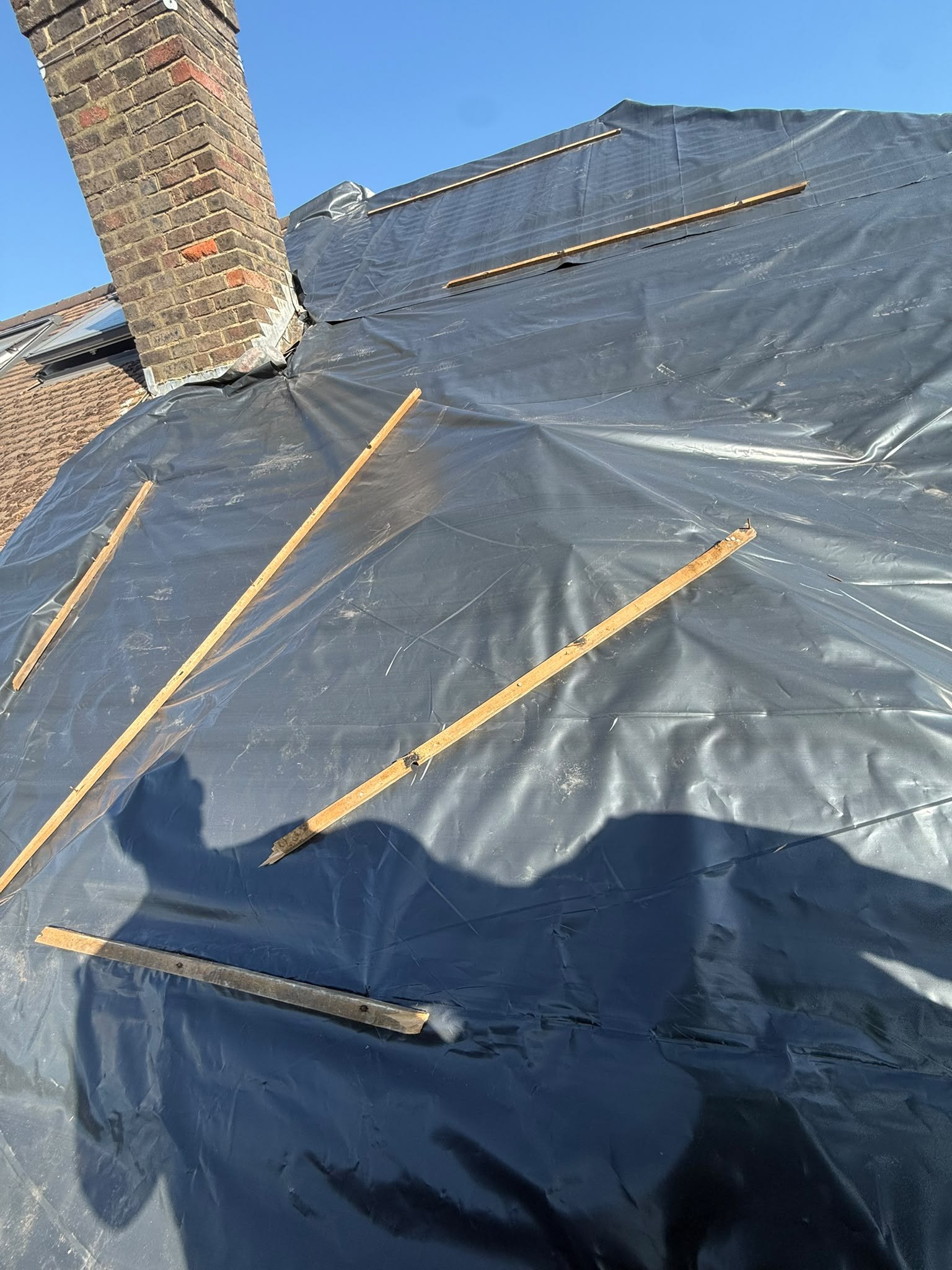 Emergency roofing temporary protection